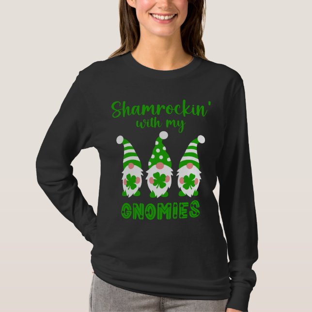 Kvinnors roliga St.Patrick's Day T Shirt (Framsida)