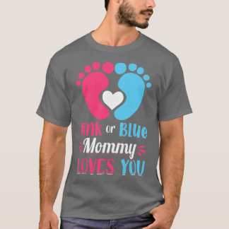 Kvinnors Rosa eller Blå Mamma Kärlek Du - Mummy to T Shirt