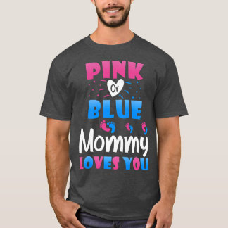 Kvinnors Rosa eller Blå Mamma Kärlek Du - Mummy to T Shirt