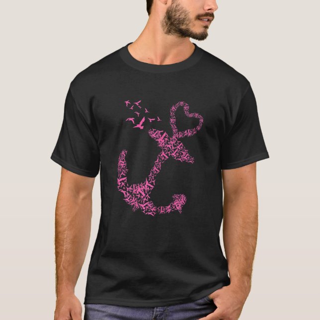 Kvinnors Rosa Hjärtstillestånd T Shirt (Framsida)