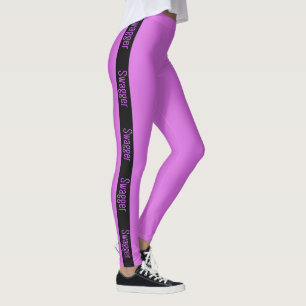 Kvinnors rosa, yoga byxor, rörelseidkar leggings