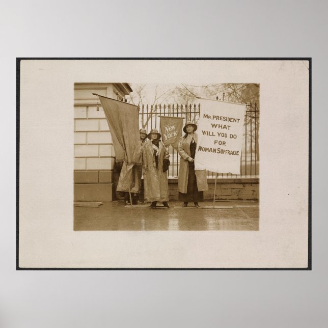 Kvinnors rösträtt poster (Framsidan)