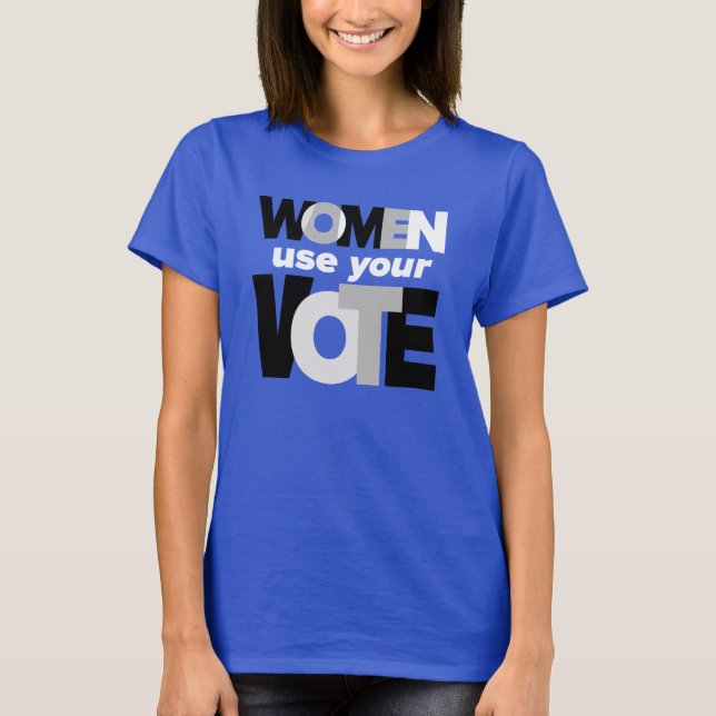 Kvinnors rösträtt T-shirt (Framsida)