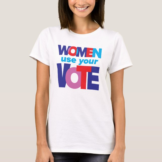 Kvinnors rösträtt T-Shirt (Framsida)