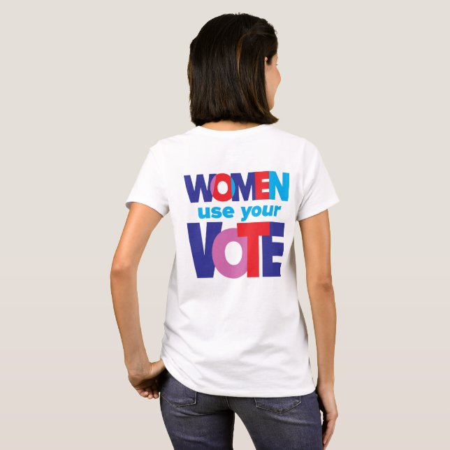 Kvinnors rösträtt T-shirt (Hel baksida)