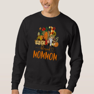 Kvinnors Saliga Mommom Det Är Höst Allihopa Glad H Lång Ärmad Tröja