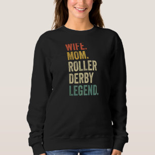 Kvinnors Skater Maka Mamma Roller Derby Legend Ska T Shirt