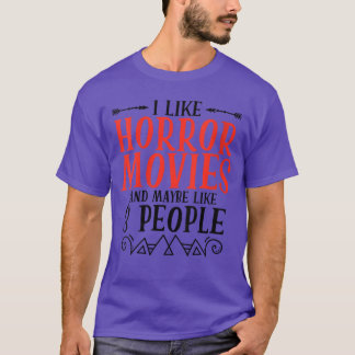 Kvinnors skräckfilmsfilm rolig skräckfilm skräck t shirt