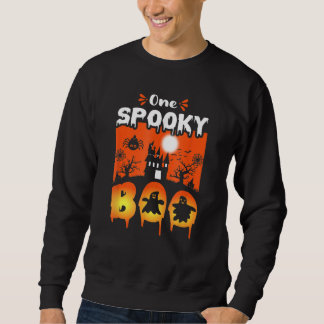Kvinnors Skräckinjagande Halloween Hemsökt Slott N Lång Ärmad Tröja