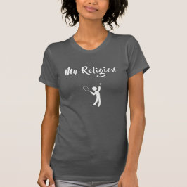 Kvinnors slanka t-shirt | Min religion