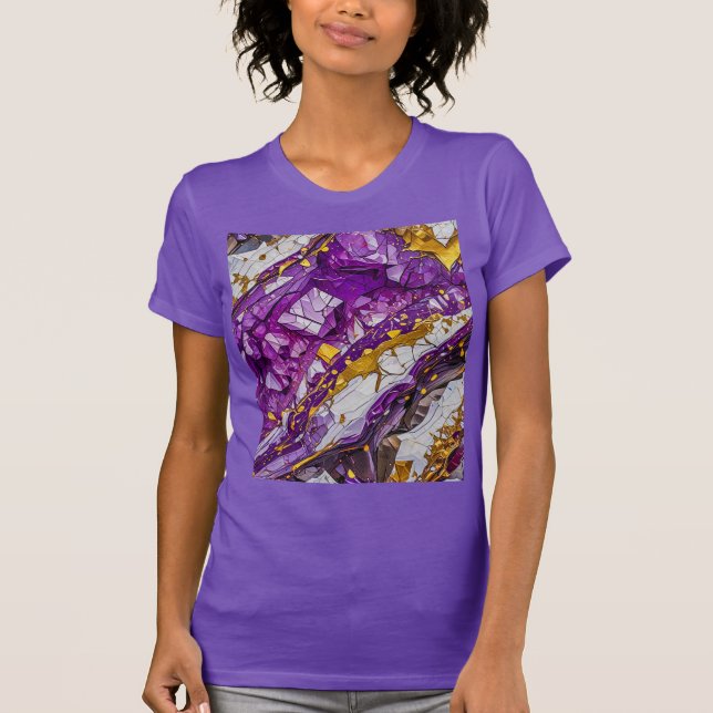 Kvinnors slankpassande t-shirt (Framsida)