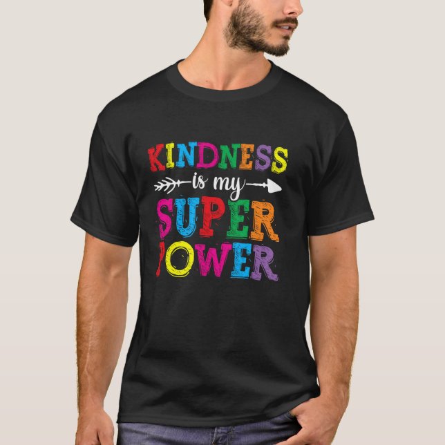 Kvinnors snällhetströjor, Snällhet Är Min Superkra T Shirt (Framsida)