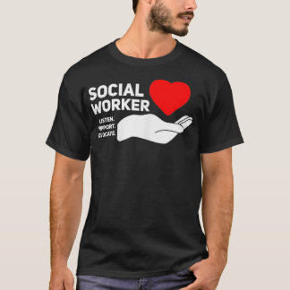 Kvinnors Social Worker T för Women Gift Shirt