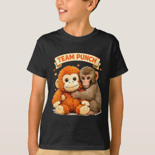 Kvinnors söta apa punch panchi kun japan baby t shirt