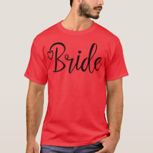 Kvinnors söta brud möhippa, Brud T Shirt