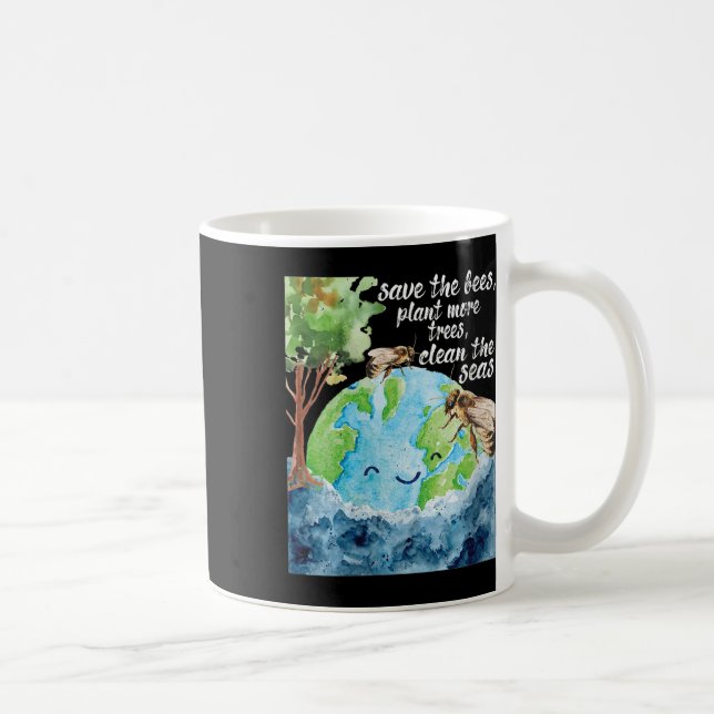 Kvinnors Spara bin - miljöskydd Kaffemugg (Höger)