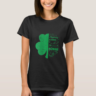 Kvinnors St patricks day Nonnie Shirt Happity är B T Shirt