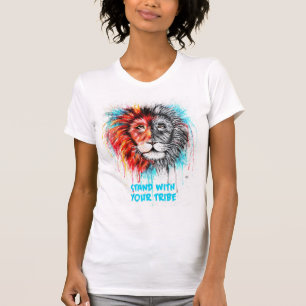 Kvinnors ställning med stammen T-Shirt
