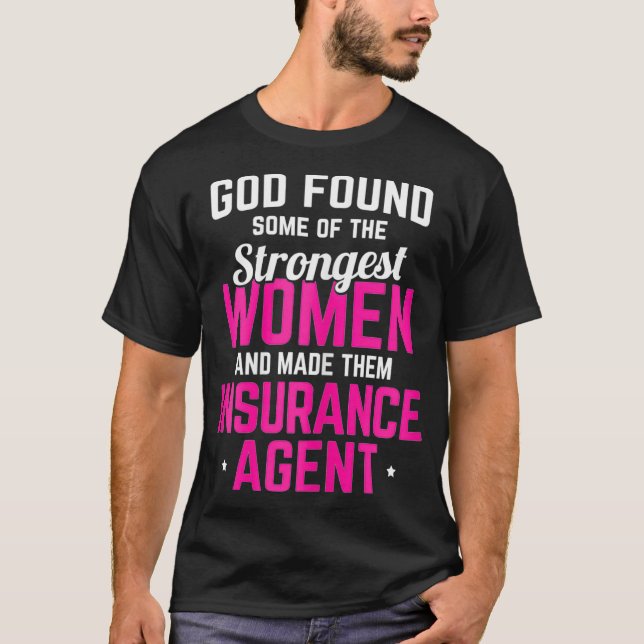Kvinnors starkaste kvinnoförsäkring Agent B T Shirt (Framsida)
