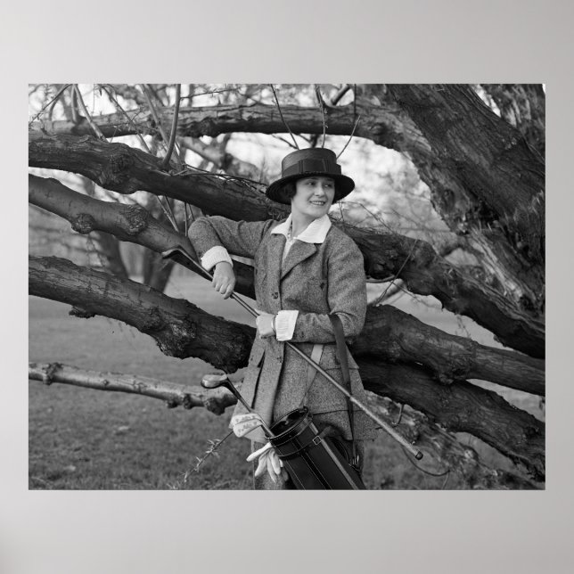 Kvinnors Stil i Golf Attire: tidigt 1900-talet Poster (Framsidan)