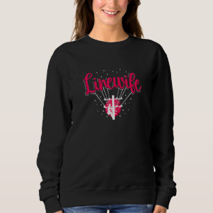 Kvinnors stolta linje fru - Linjearbetare make Lin T Shirt