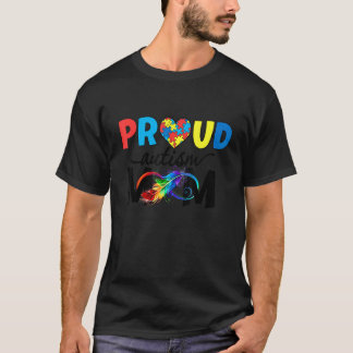 Kvinnors Stolta Mamma Autism Medvetenhet Familj Ma T Shirt