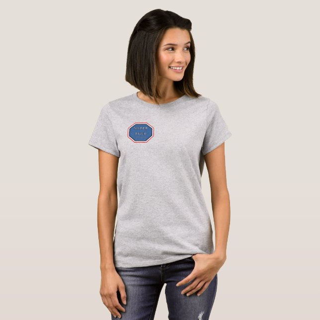 Kvinnors SuperAger T-shirt (Hel framsida)