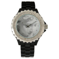 *~* Kvinnors svarta Bradelet Vacker Marble Angel