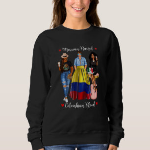 Kvinnors Svarta Mexikanska Uppfödda Colombianskt B T Shirt
