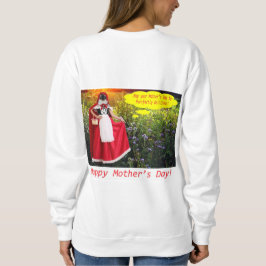 Kvinnors svettskjorta. Lycklig Mors dag. ragdollca T Shirt