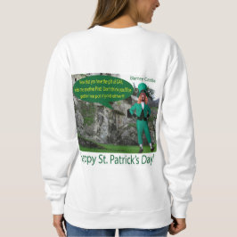 Kvinnors svettskjorta. Lycklig St. Patricks dag. i T Shirt