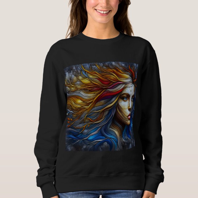 Kvinnors Sweatshirts Artikel 17 T Shirt (Framsida)