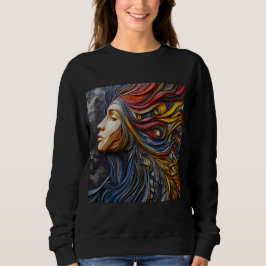Kvinnors Sweatshirts Artikel 6 T Shirt