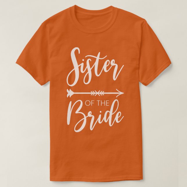 Kvinnors syster till bruden möhippa  t shirt (Design framsida)