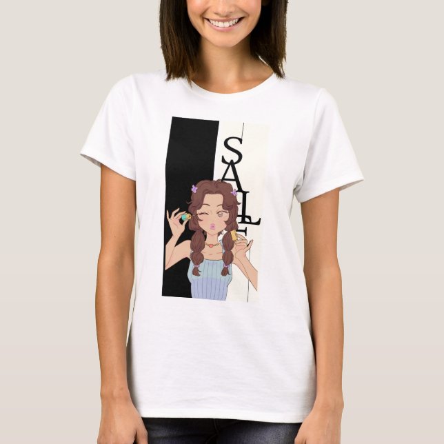 Kvinnors t-shirt  (Framsida)