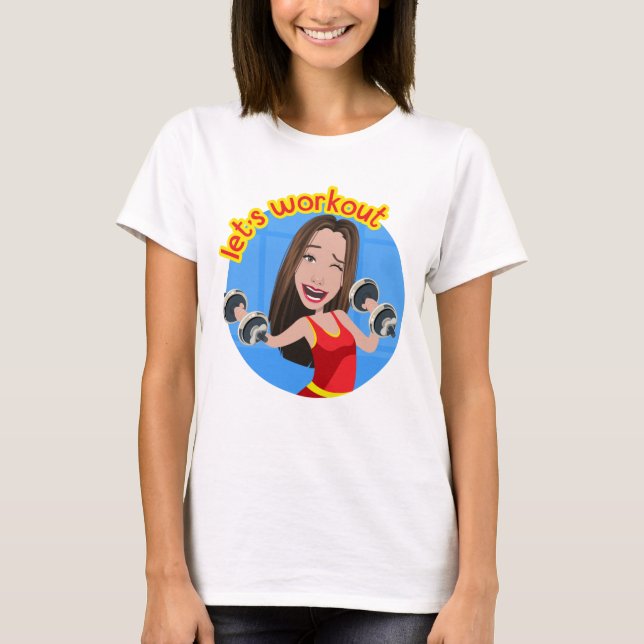  Kvinnors T-shirt (Framsida)