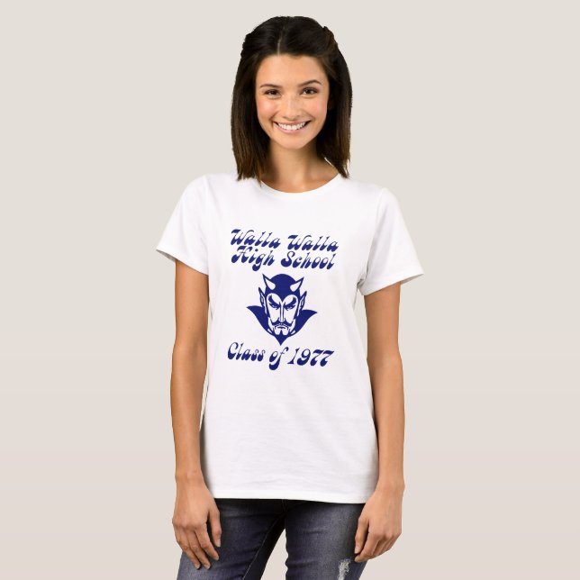 Kvinnors T-Shirt (Hel framsida)
