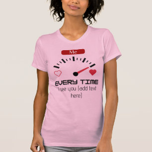 Kvinnors T-shirt Bella+Canva Varje gång jag ser di