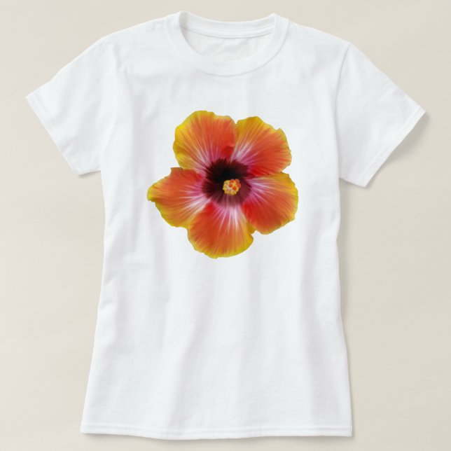 Kvinnors T-Shirt Flower (Design framsida)