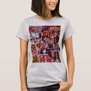Kvinnors T-Shirt – Fragmenterad Puls