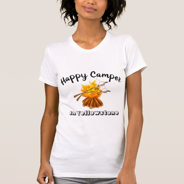 Kvinnors T-Shirt-Glada Campare T Shirt (Framsida)