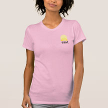 Kvinnors T-Shirt i Rosa