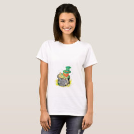 Kvinnors T-Shirt/ Leprechaun T Shirt