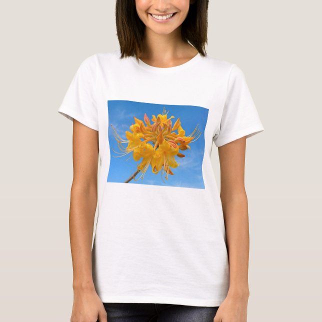 Kvinnors T-Shirt (M) med Florida Flame Azalea (Framsida)