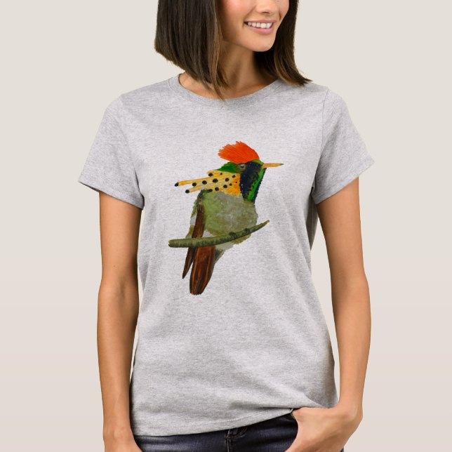 Kvinnors t-shirt med Tufted Coquette-design (Framsida)