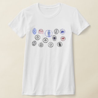 Kvinnors T-Shirt Saint James Way