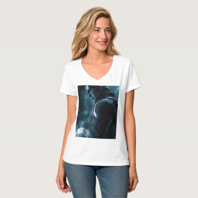 Kvinnors T-Shirts (Hel framsida)