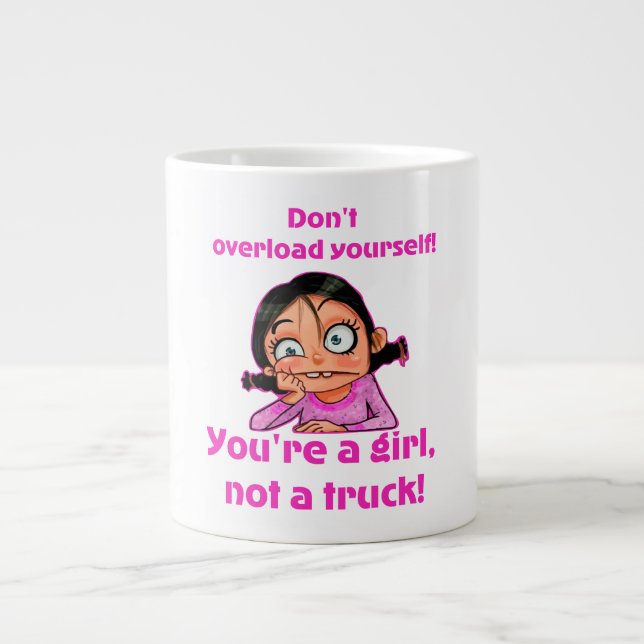 Kvinnors Tanktop Jumbo Mugg (Framsidan)