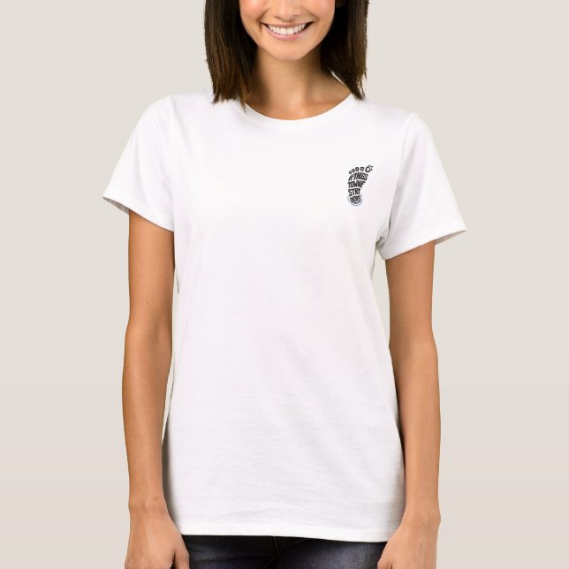 Kvinnors tekniska Logotyp Tee (Framsida)