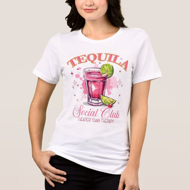 Kvinnors Tequila T-shirt (Framsida)
